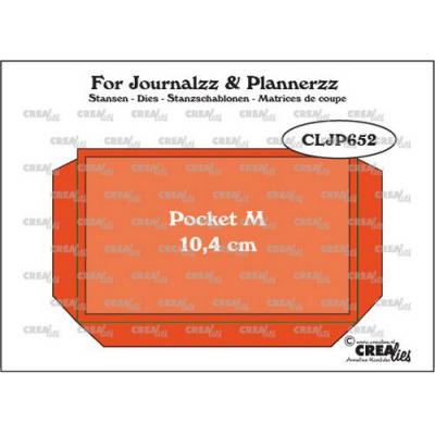 Crealies Stanzschablone -  Journalzz & PI - Pocket Medium